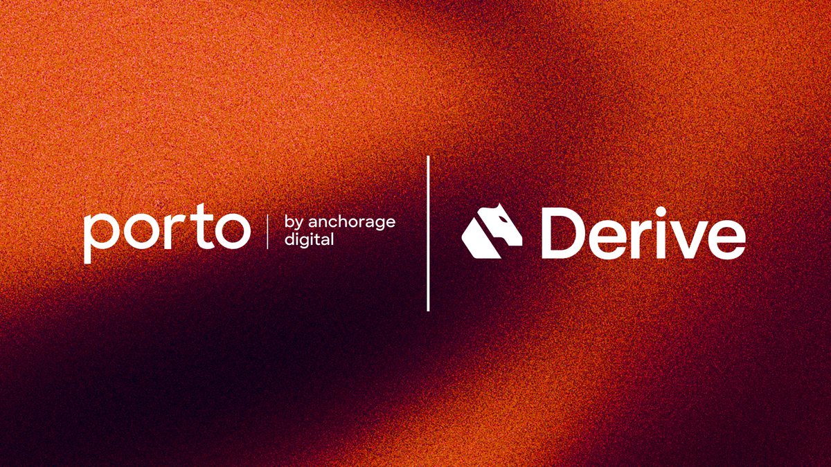 Derive partners with Porto by Anchorage Digital: Institutional Self-custody