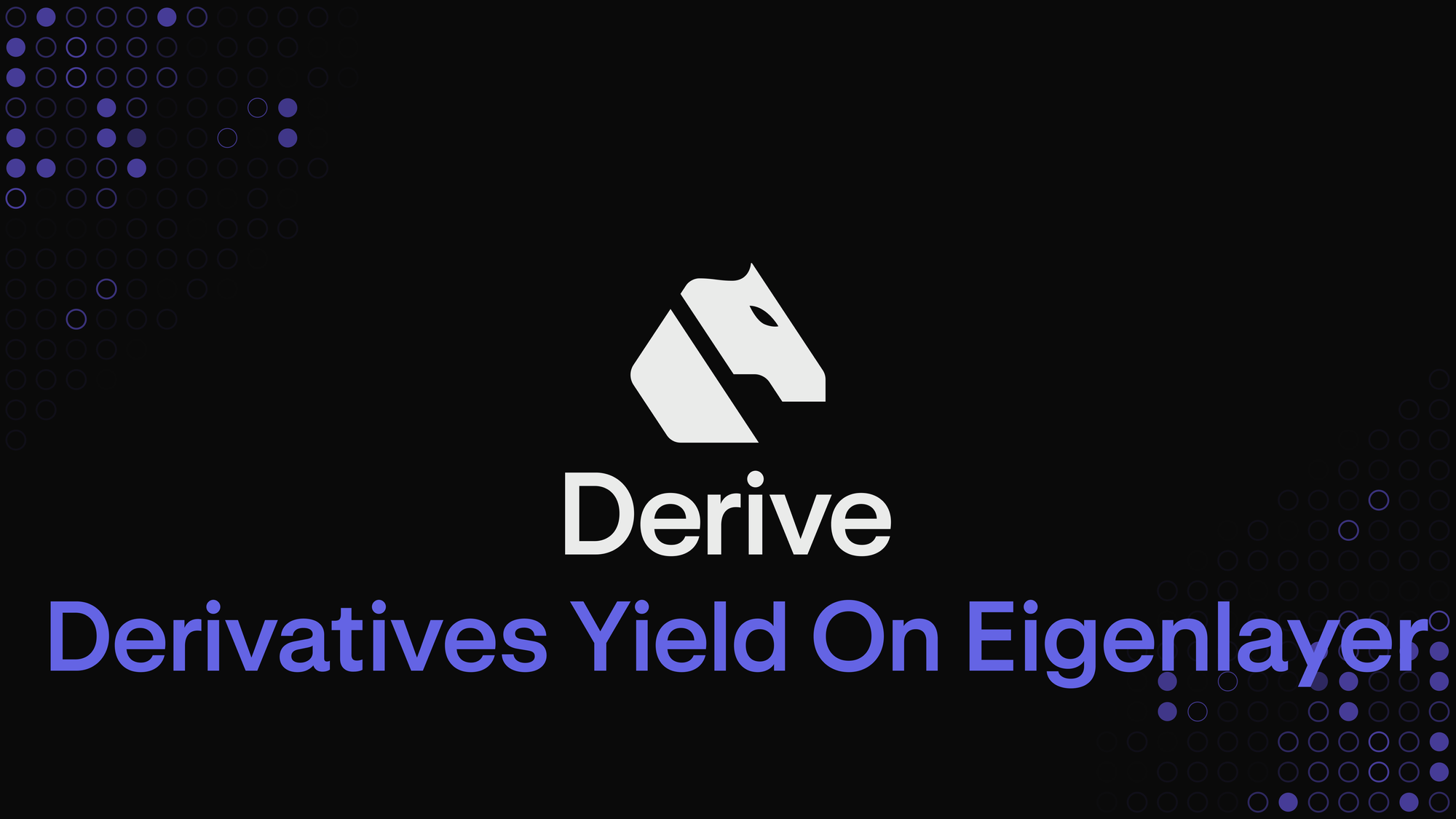 Derivatives Yield On EigenLayer